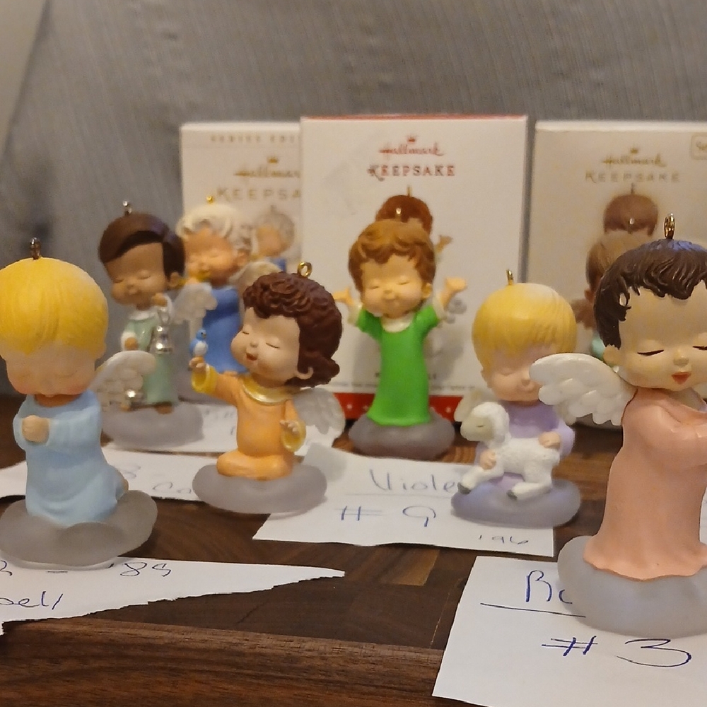 Hallmark Mary's Angel Ornaments 1989 - 2009